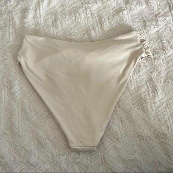 Agua Bendita Isabella Cream Tie-Front Bikini Bottoms - Picture 4 of 6